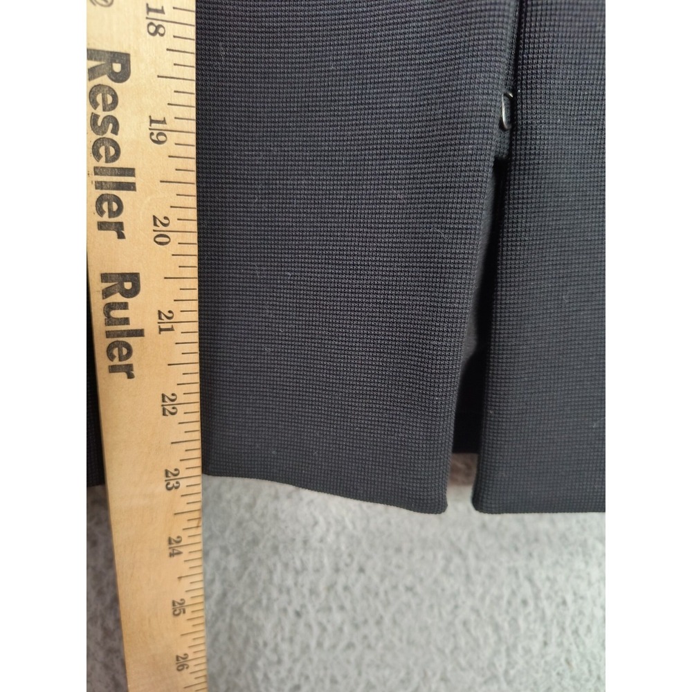 By Smith New York‎ USA Black Geometric Panel Hook Front Designer Jacket Size 0 - Picture 8 of 13